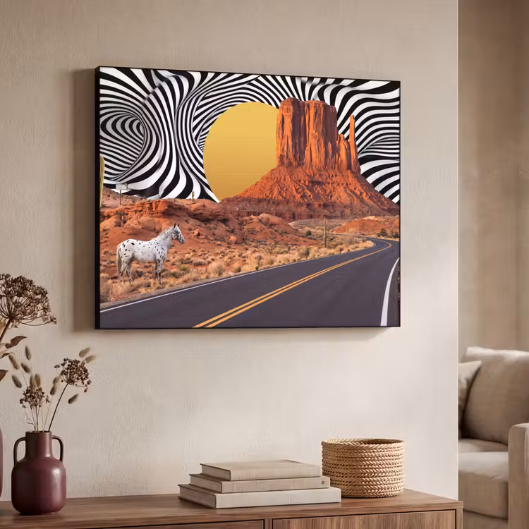 Art Frame - Paard - Woestijn - Natuur — 4