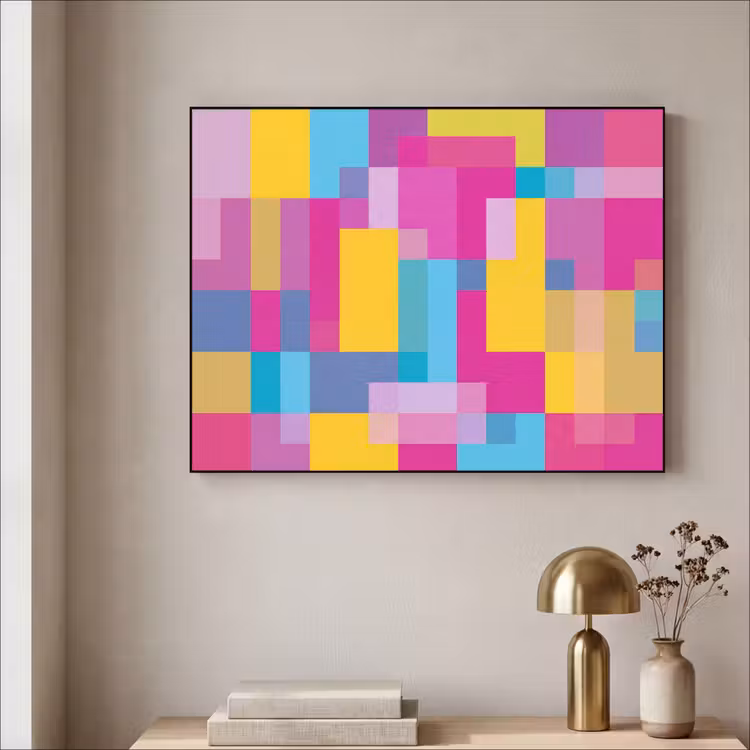 Art Frame - Abstract - Geometrisch - Kunst - Kleurrijk - Modern — 3