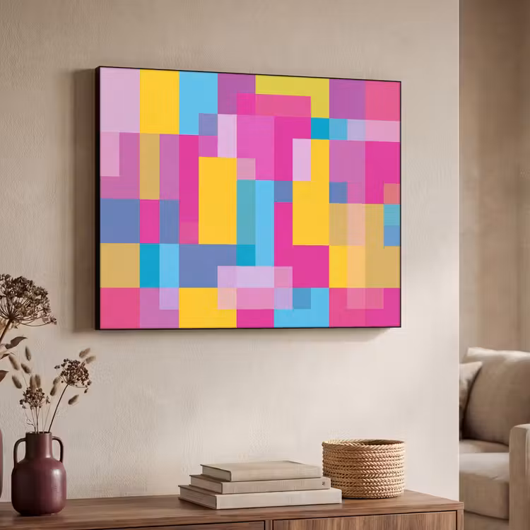 Art Frame - Abstract - Geometrisch - Kunst - Kleurrijk - Modern — 4