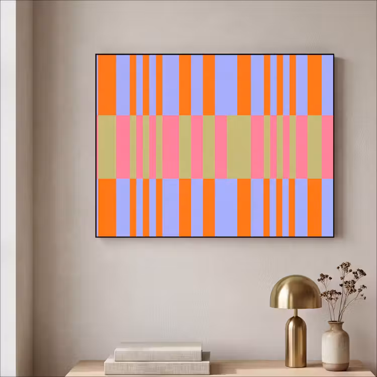 Art Frame - Abstract - Patroon - Geometrisch - Kleurrijk - Modern — 3