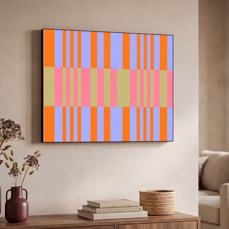 Art Frame - Abstract - Patroon - Geometrisch - Kleurrijk - Modern — 4
