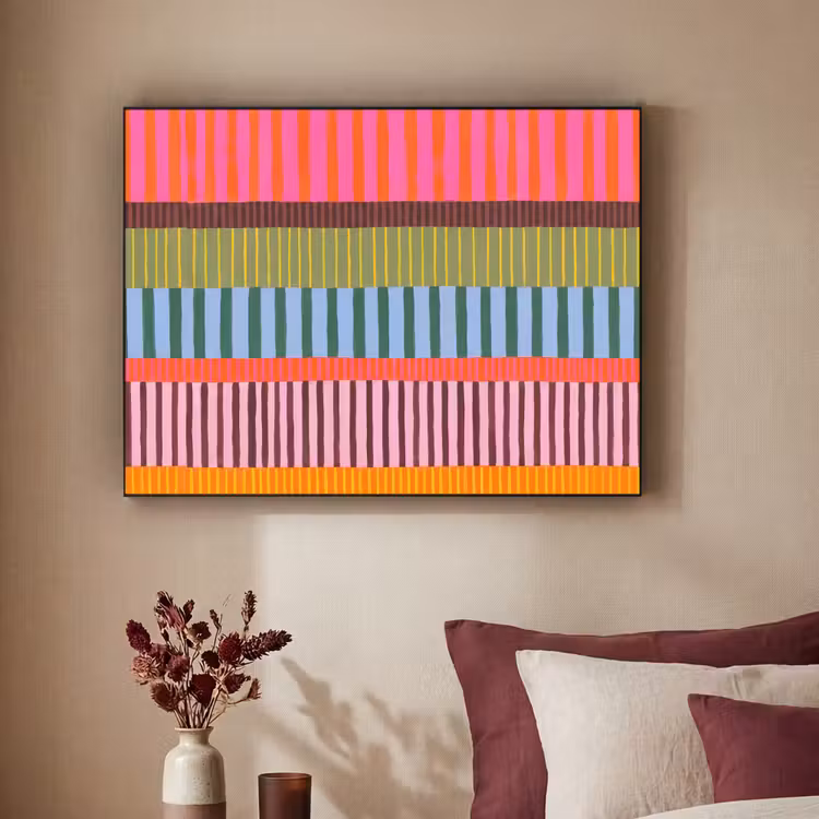 Art Frame - Abstract - Strepen - Modern - Kleurrijk - Kunst — 2