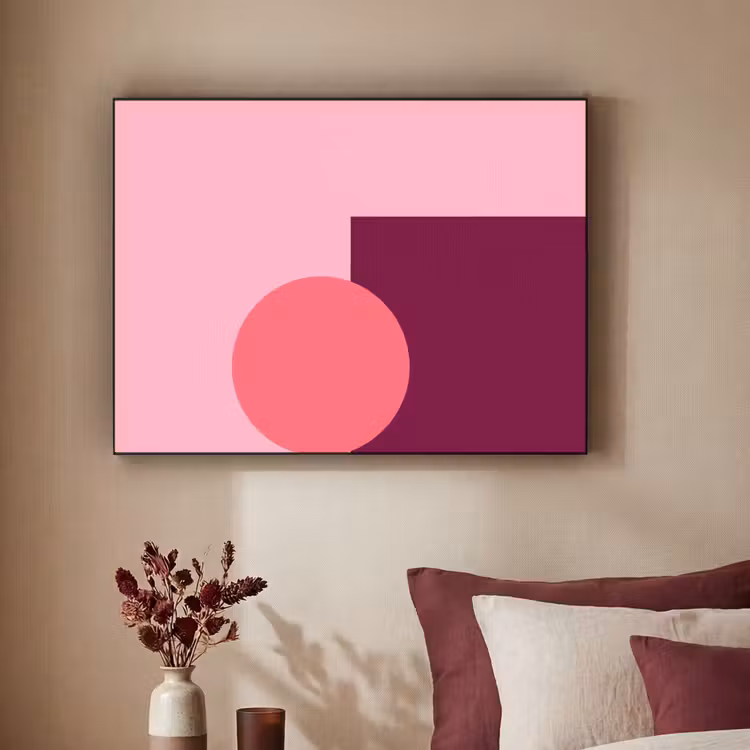 Art Frame - Abstract - Vormen - Roze - Modern - Design — 2