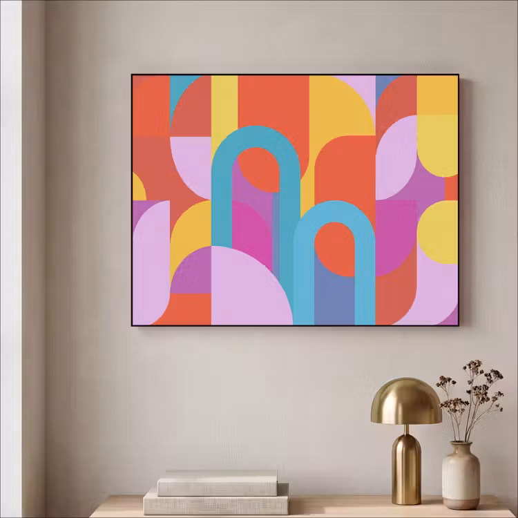 Art Frame - Abstract - Geometrie - Kleurrijk - Modern - Kunst — 3