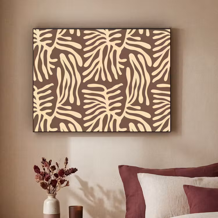 Art Frame - Bruin - Koraal - Expressief - Patroon — 2