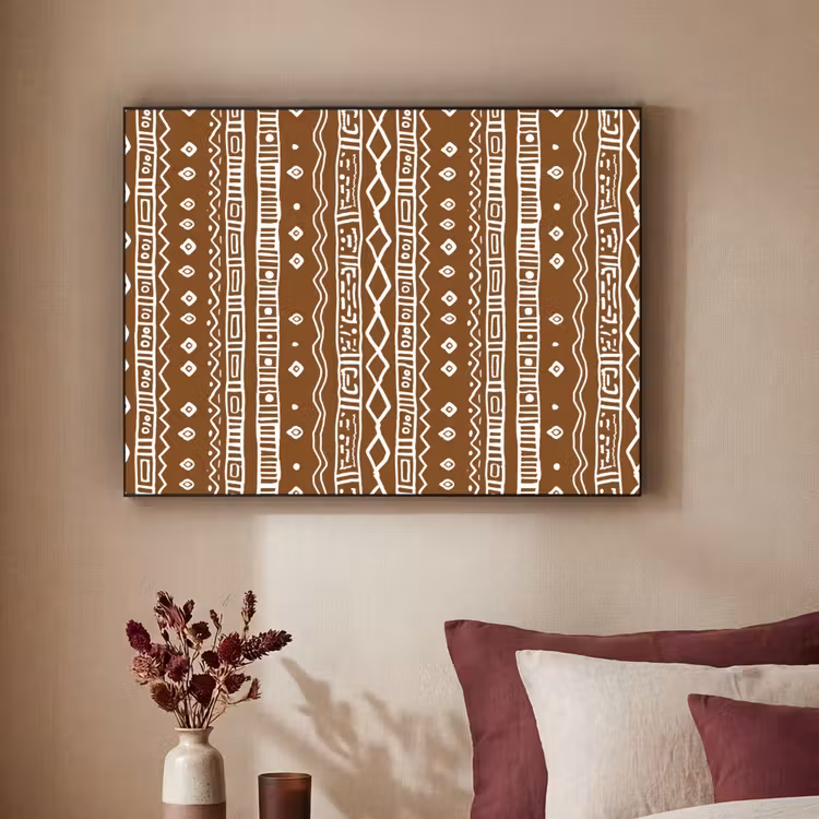 Art Frame - Chocoladebruin - Etnisch - Tribaal - Patroon — 2