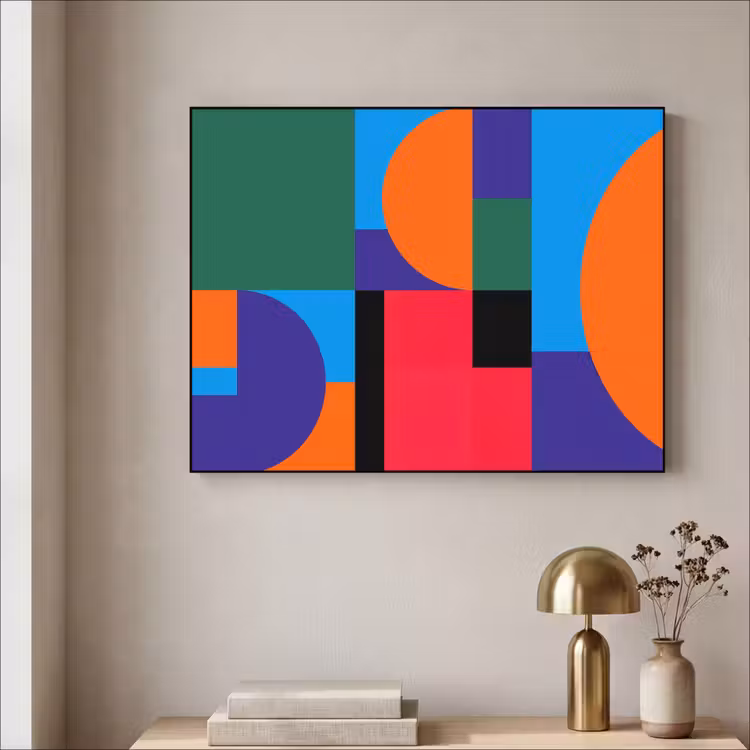 Art Frame - Geometrisch - Abstract - Vormen - Kleurrijk - Modern — 3