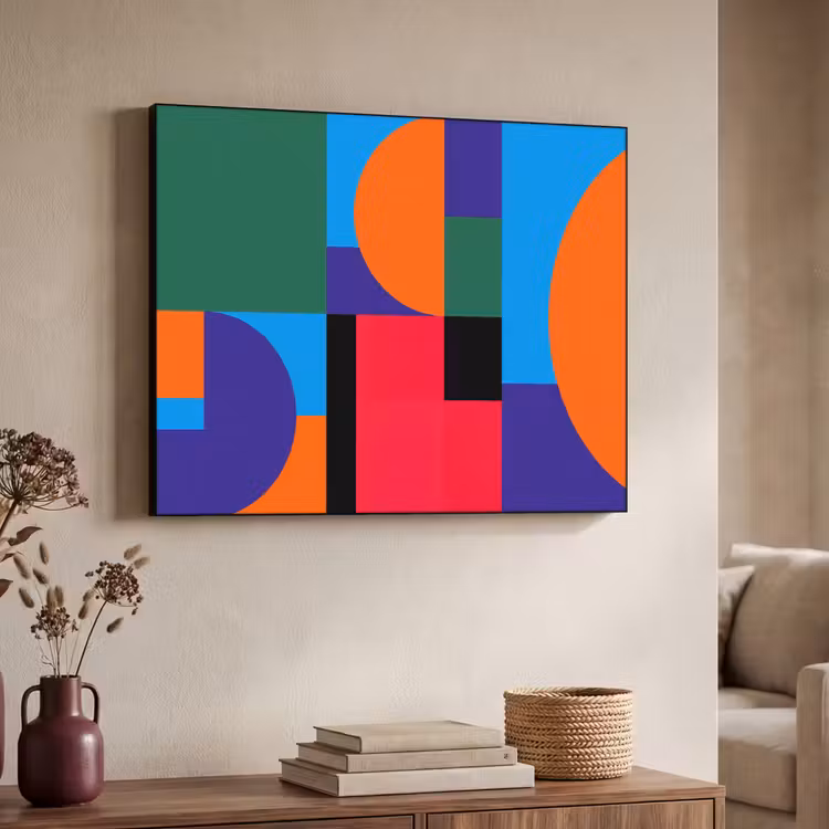 Art Frame - Geometrisch - Abstract - Vormen - Kleurrijk - Modern — 4
