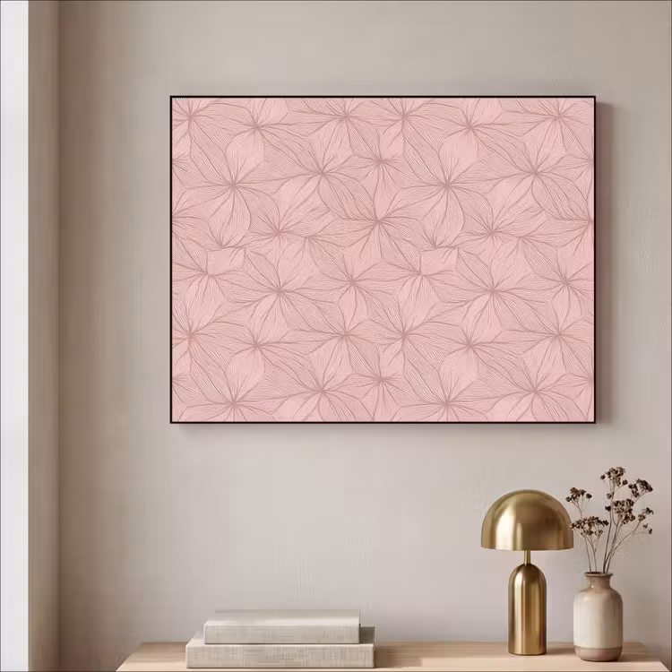 Art Frame - oederroze - Bloemen - Reliëf - Textuur — 3