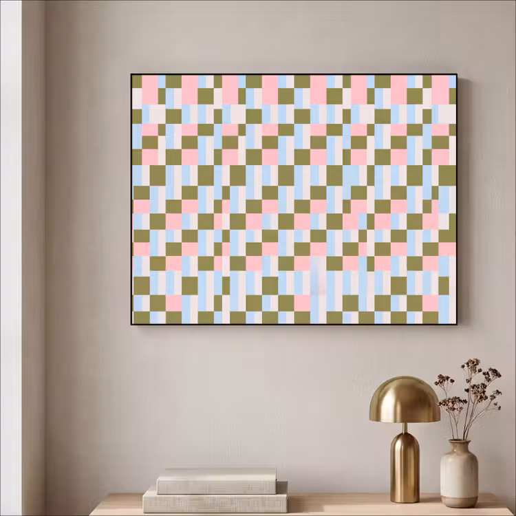 Art Frame - Patroon - Geometrisch - Abstract - Kleurrijk - Modern — 3