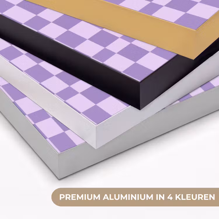 Art Frame - Paars - Geometrisch - Dambord - Blokken - Patroon — 5