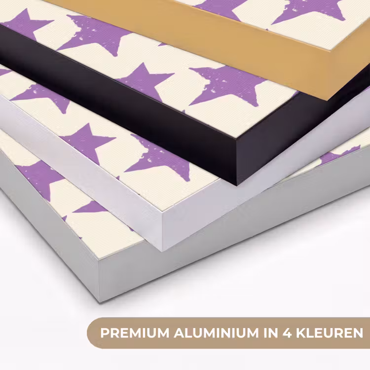 Art Frame - Paars - Geometrisch - Sterren - Stempel - Patroon — 5