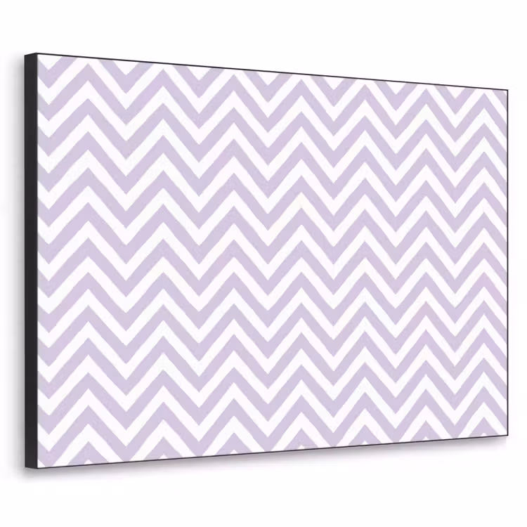 Art Frame - Lila - Geometrisch - Chevron - Zigzag - Patroon — 1