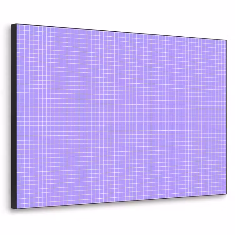 Art Frame - Paars - Geometrisch - Raster - Minimalistisch - Patroon — 1