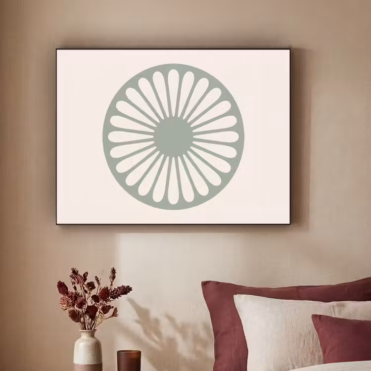 Art Frame - Abstract - Patroon - Radiaal - Modern - Groen — 2