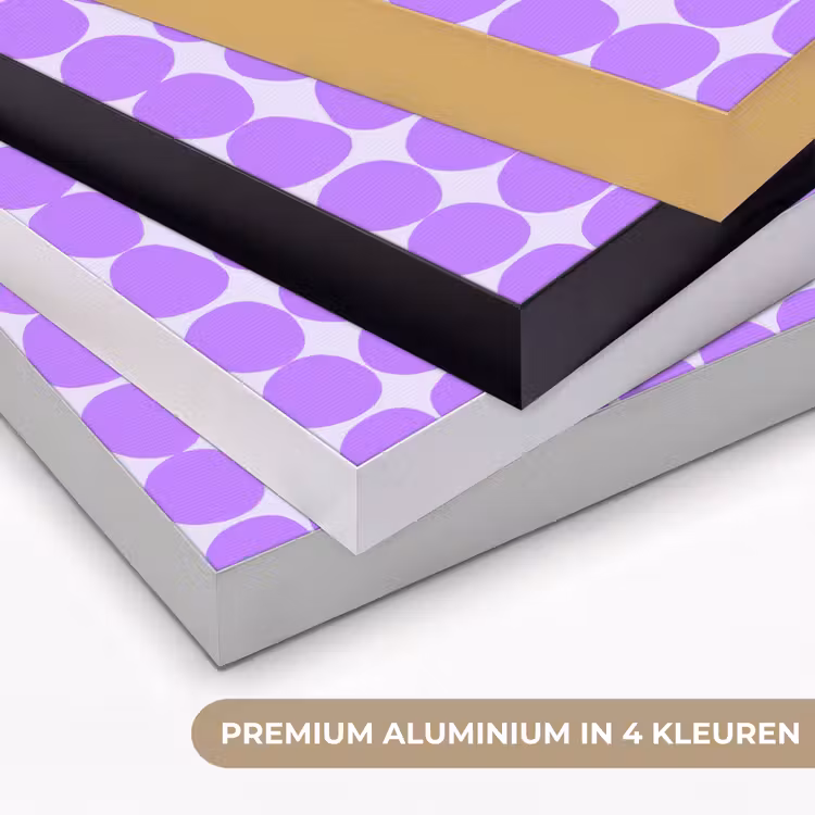 Art Frame - Paars - Geometrisch - Stippen - Polka Dot - Patroon — 5