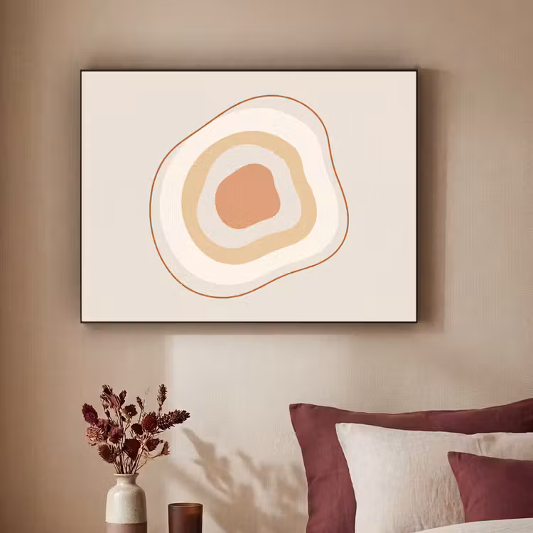 Art Frame - Abstract - Organisch - Modern - Beige - Kunst — 2