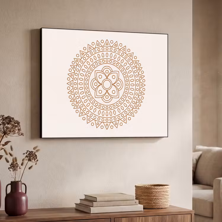 Art Frame - Mandala - Geometrisch - Abstract - Oosters - Bruin — 4