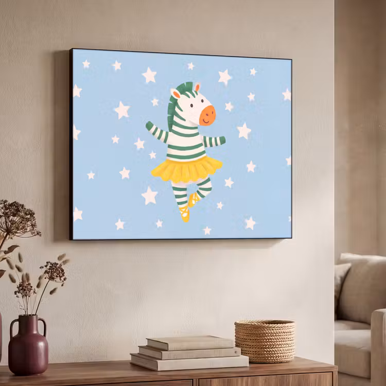 Art Frame - Dieren - Dans - Illustratie - Kinderkamer - Sterren — 4