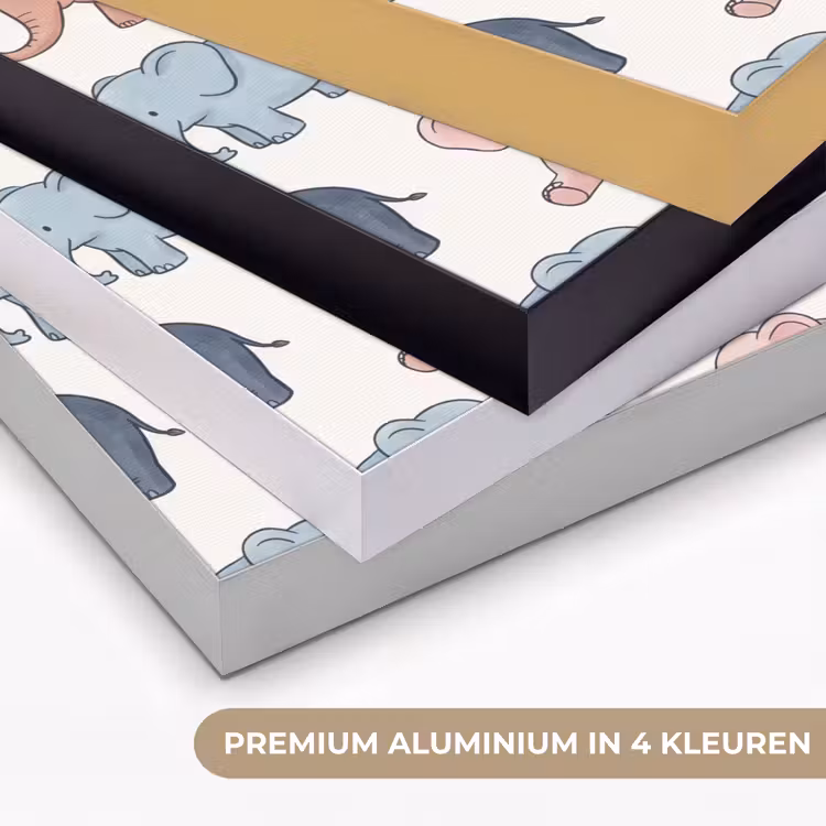Art Frame - Dieren - Patroon - Kinderkamer - Pastel - Speels — 5