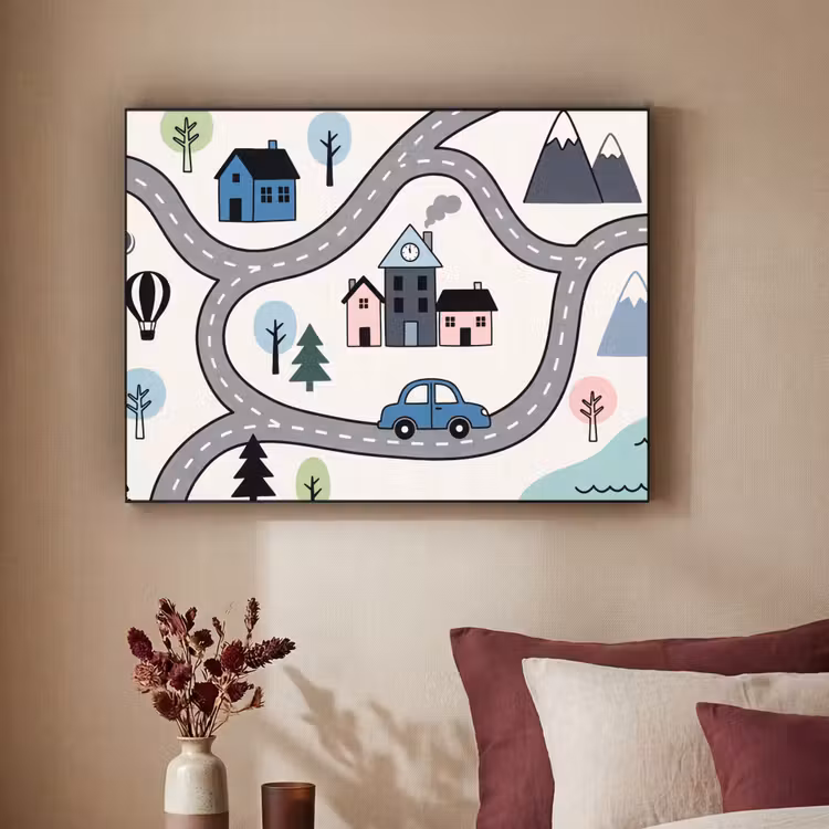 Art Frame - Kaart - Stad - Kindvriendelijk — 2