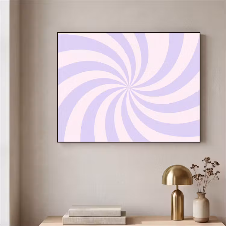 Art Frame - Patroon - Spiraal - Abstract - Modern - Paars-Roze — 3