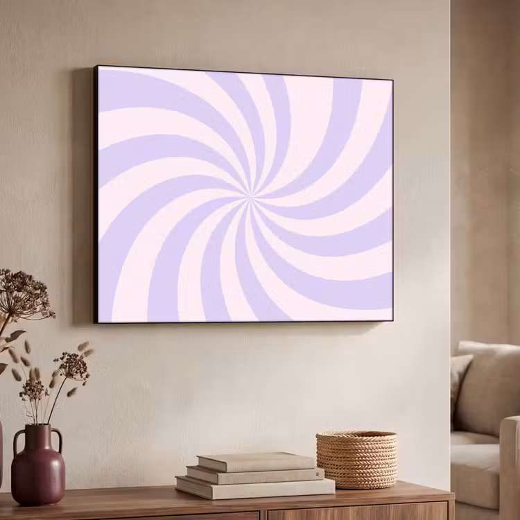 Art Frame - Patroon - Spiraal - Abstract - Modern - Paars-Roze — 4
