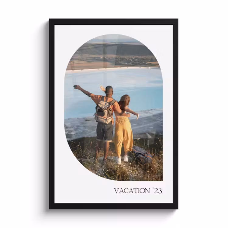 Poster met lijst - Ballon vorm — 1