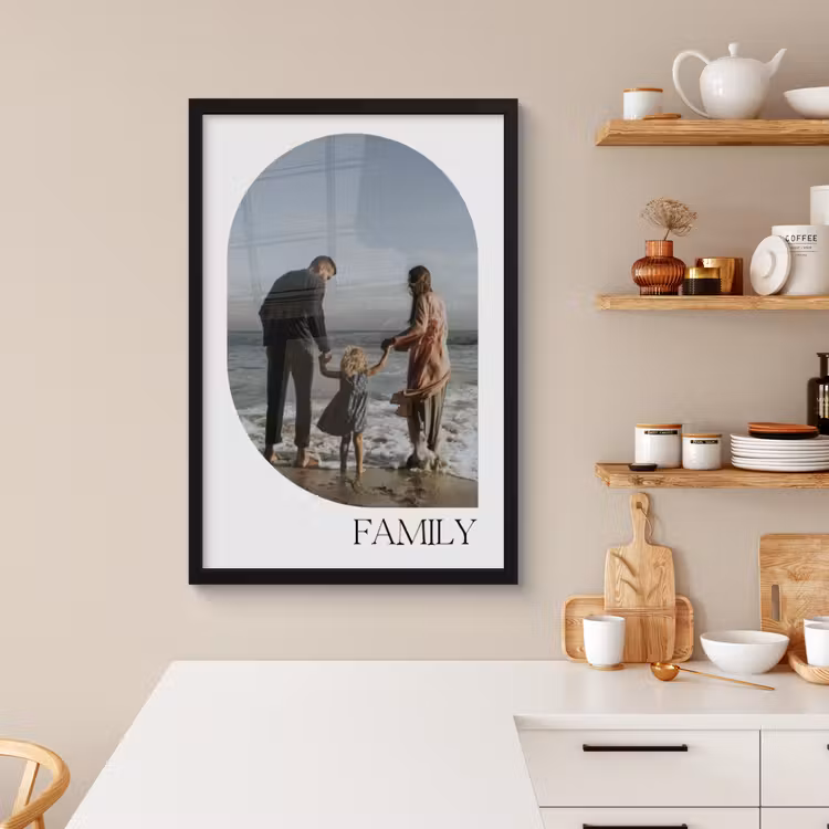 Poster met lijst - Ballon vorm — 2