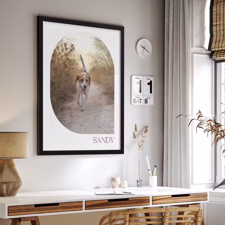 Poster met lijst - Ballon vorm — 3