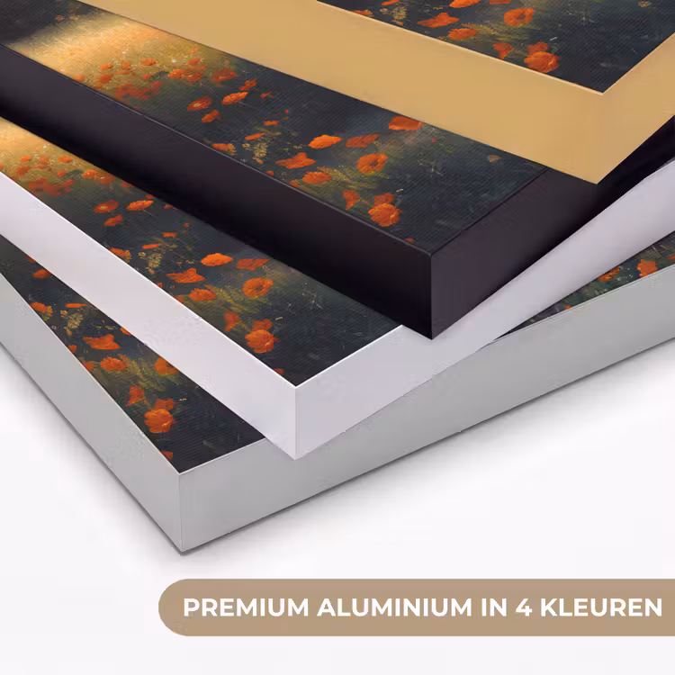 Art Frame - Bankje - Boom - Klaprozen - Heuvels — 5