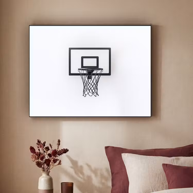Art Frame - Basketbalbord - Minimalistisch - Zwart — 2