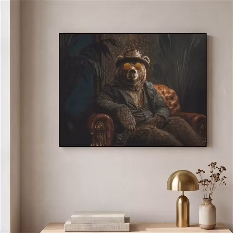 Art Frame - Beer - Bruin - Pak - Hoed — 3