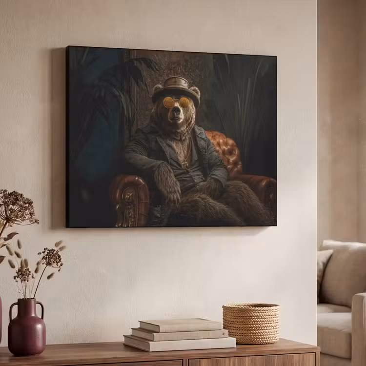 Art Frame - Beer - Bruin - Pak - Hoed — 4