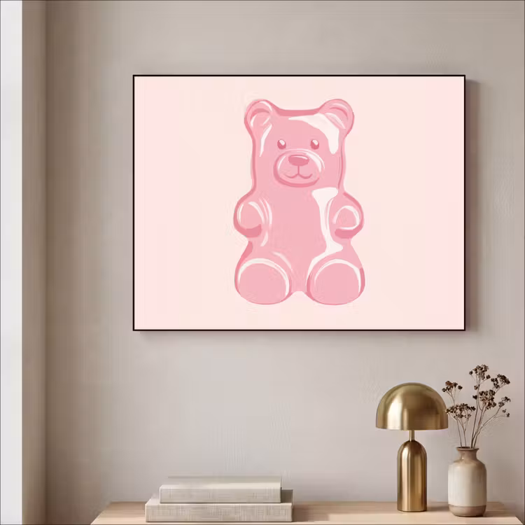 Art Frame - Beer - Roze - Snoep — 3