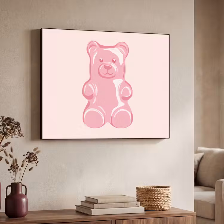 Art Frame - Beer - Roze - Snoep — 4