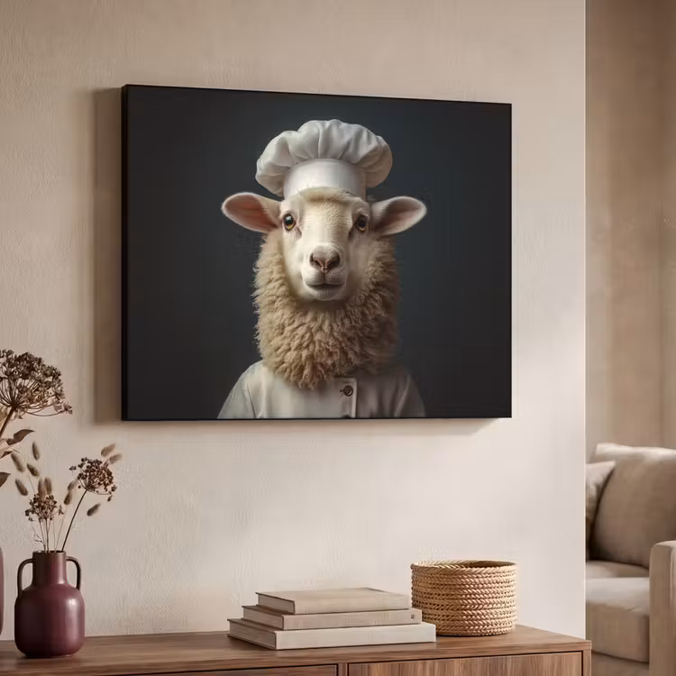 Art Frame - Schaap - Wol - Kok — 4