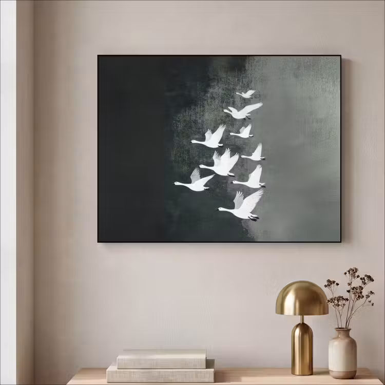 Art Frame - Vogel - Japandi - Groen — 3