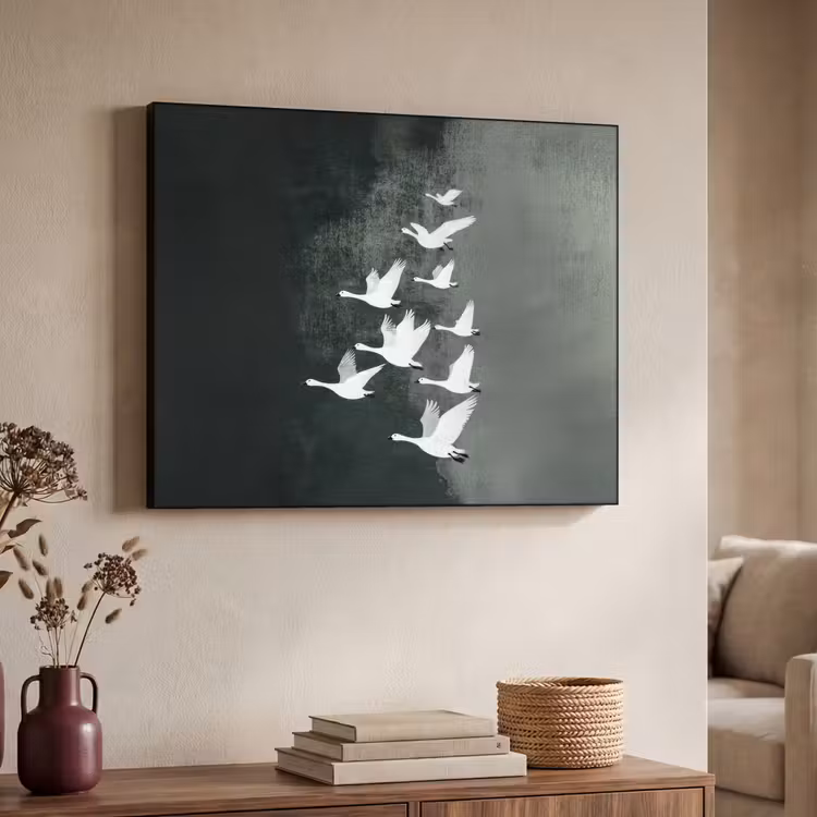 Art Frame - Vogel - Japandi - Groen — 4