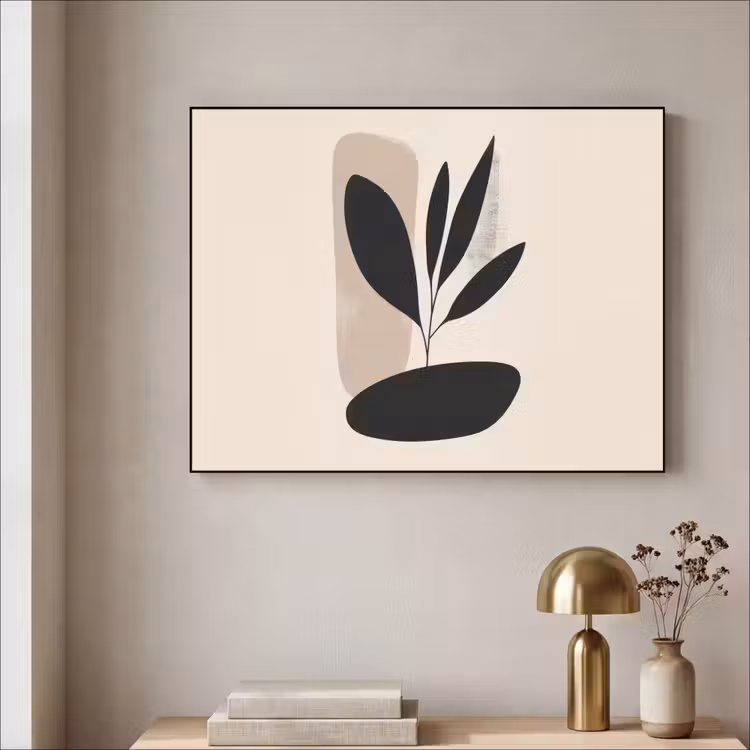 Art Frame - Plant - Beige - Japandi — 3