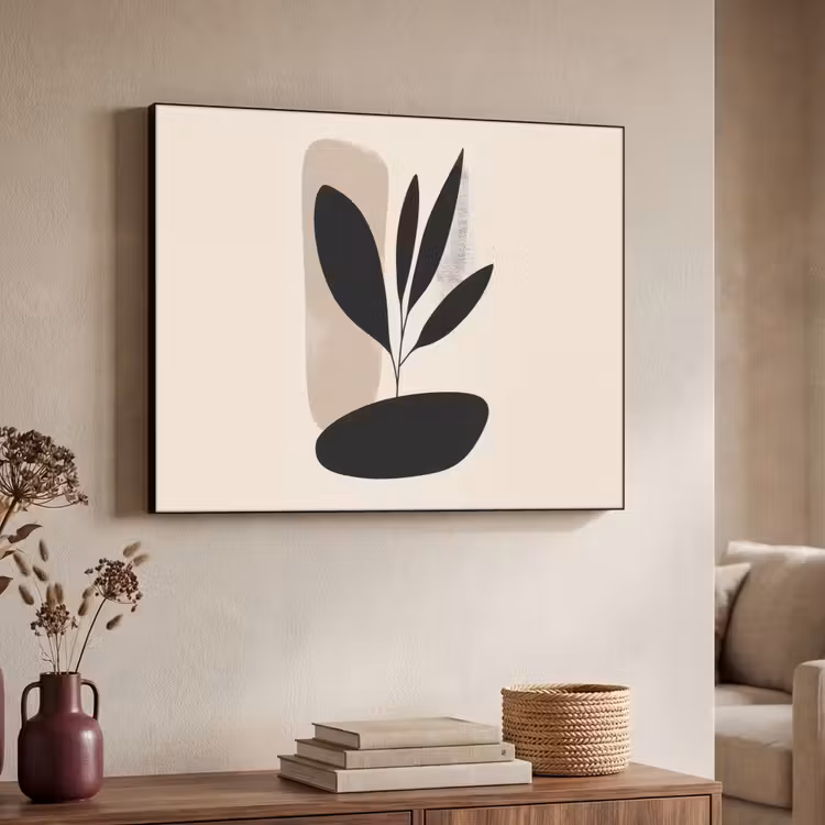 Art Frame - Plant - Beige - Japandi — 4
