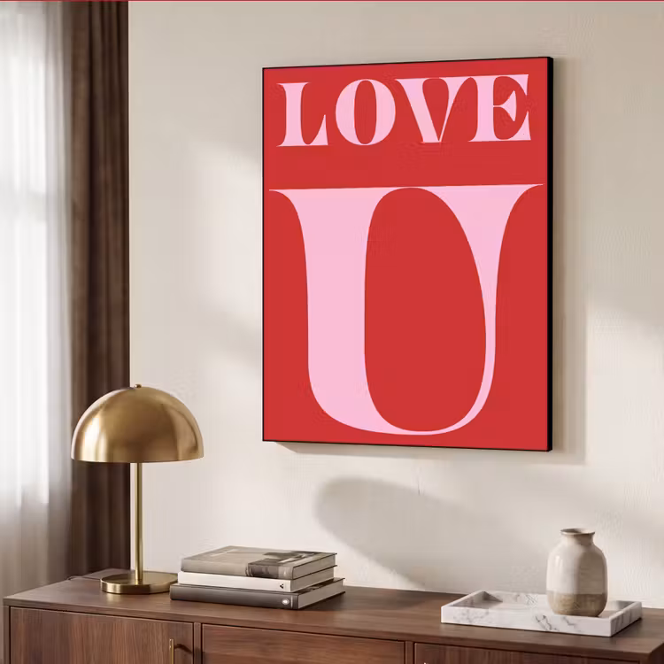 Art Frame - Rood - Love - Valentijn - Roze — 7