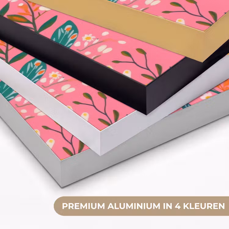 Art Frame - Roze - Bloemen - Wit - Oranje — 5