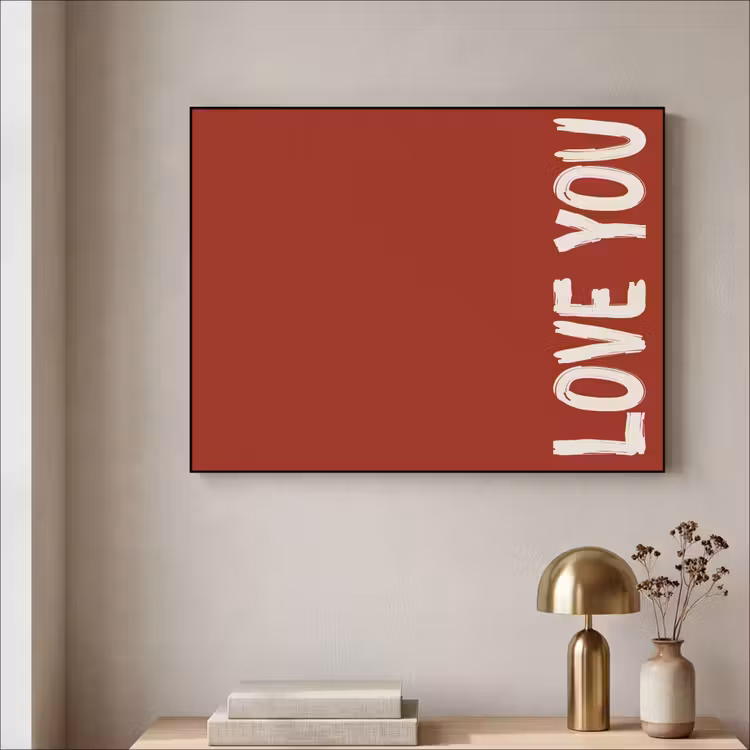 Art Frame - Schuin - Loveyou - Rood — 3