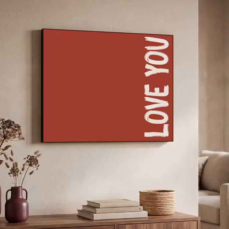Art Frame - Schuin - Loveyou - Rood — 4