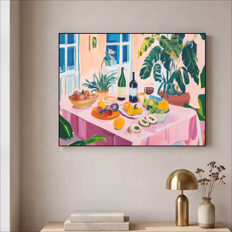 Art Frame - Tafel - Wijn - Fruit — 3