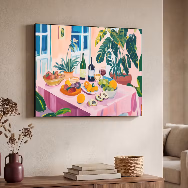 Art Frame - Tafel - Wijn - Fruit — 4