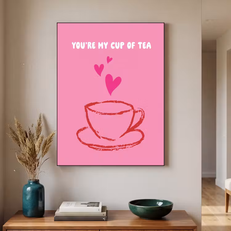 Art Frame - Thee - Roze - Valentijn - Tekst — 3