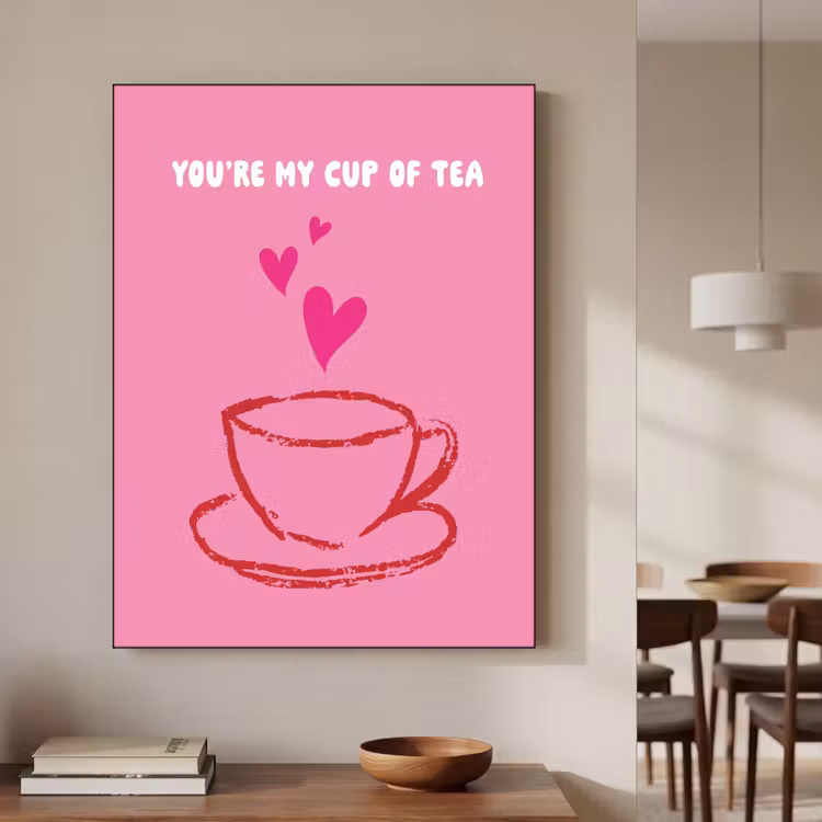 Art Frame - Thee - Roze - Valentijn - Tekst — 5