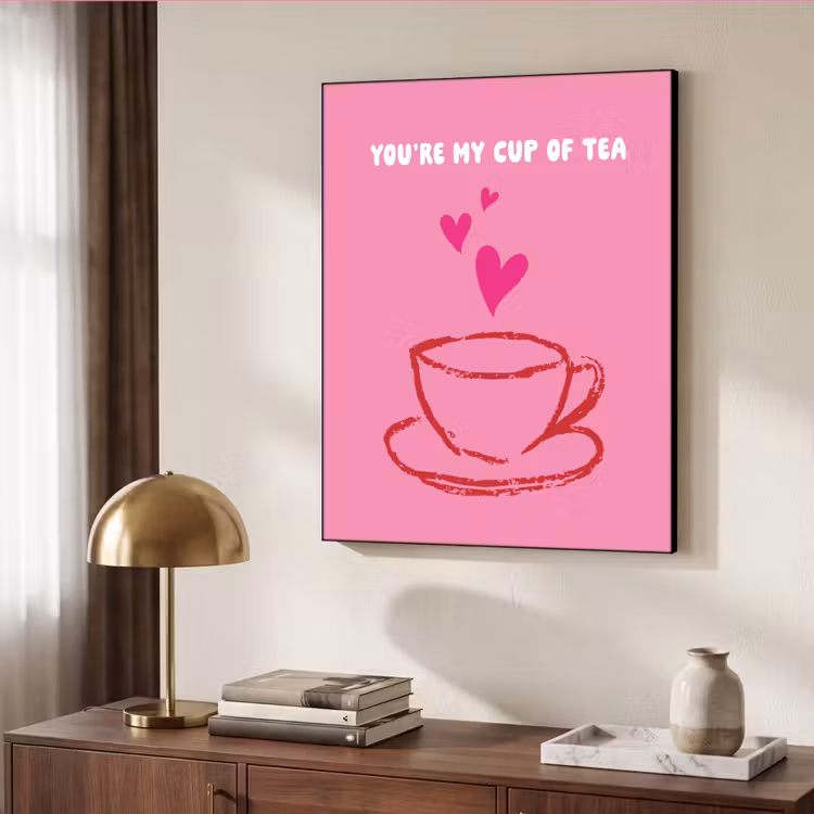 Art Frame - Thee - Roze - Valentijn - Tekst — 7